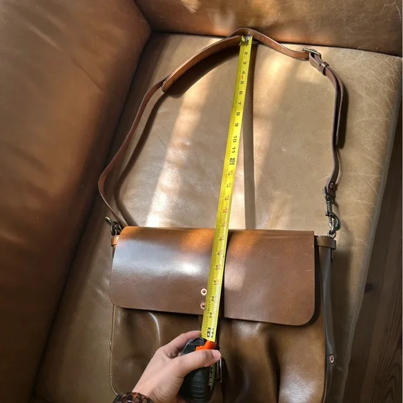 Satchel & Page Slim Italian Leather Mailbag laptop workbag luxury quality - Picture 11 of 17